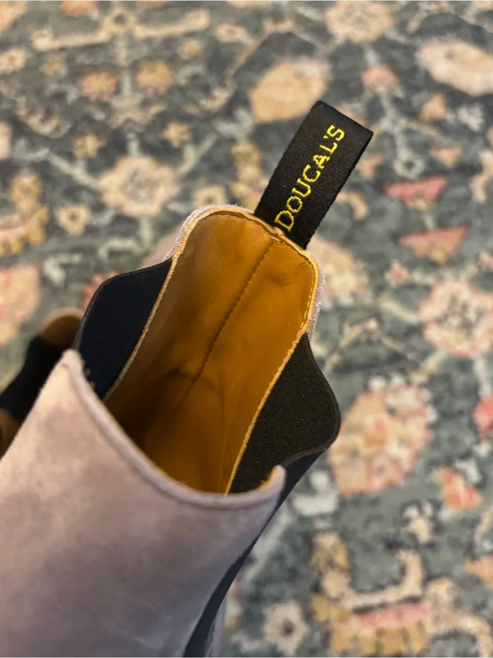 DOUCAL’S Leather Suede Chelsea Boots Grey Sz 43 10